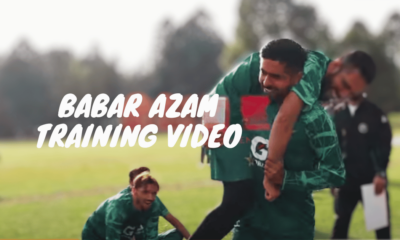 Image of Babar Azam Training Video