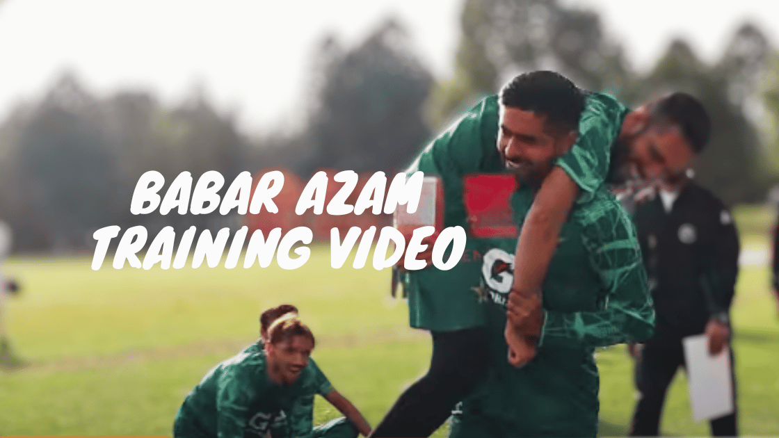 Image of Babar Azam Training Video