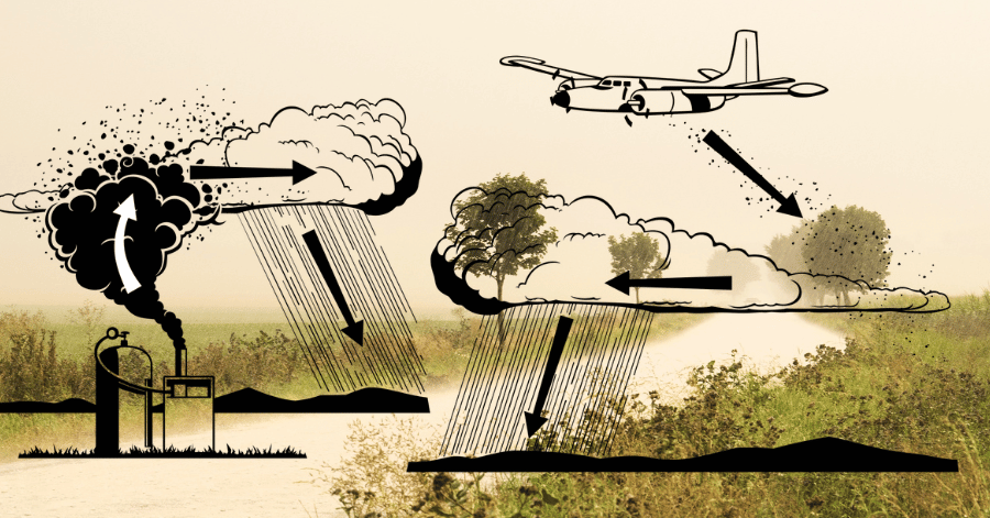 Process of How artificial rain works in cloud seeding method