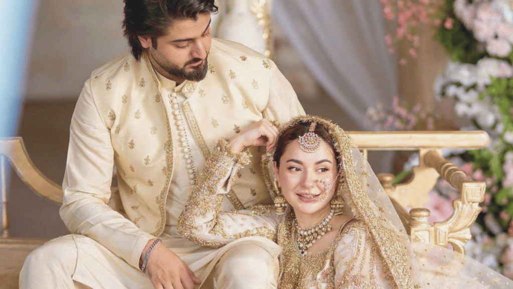 wedding photoshoot of Hania Aamir and Zaviyar Nauman